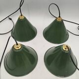 Enamelled sheet metal cone suspensions