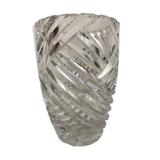 Vase en cristal taillé