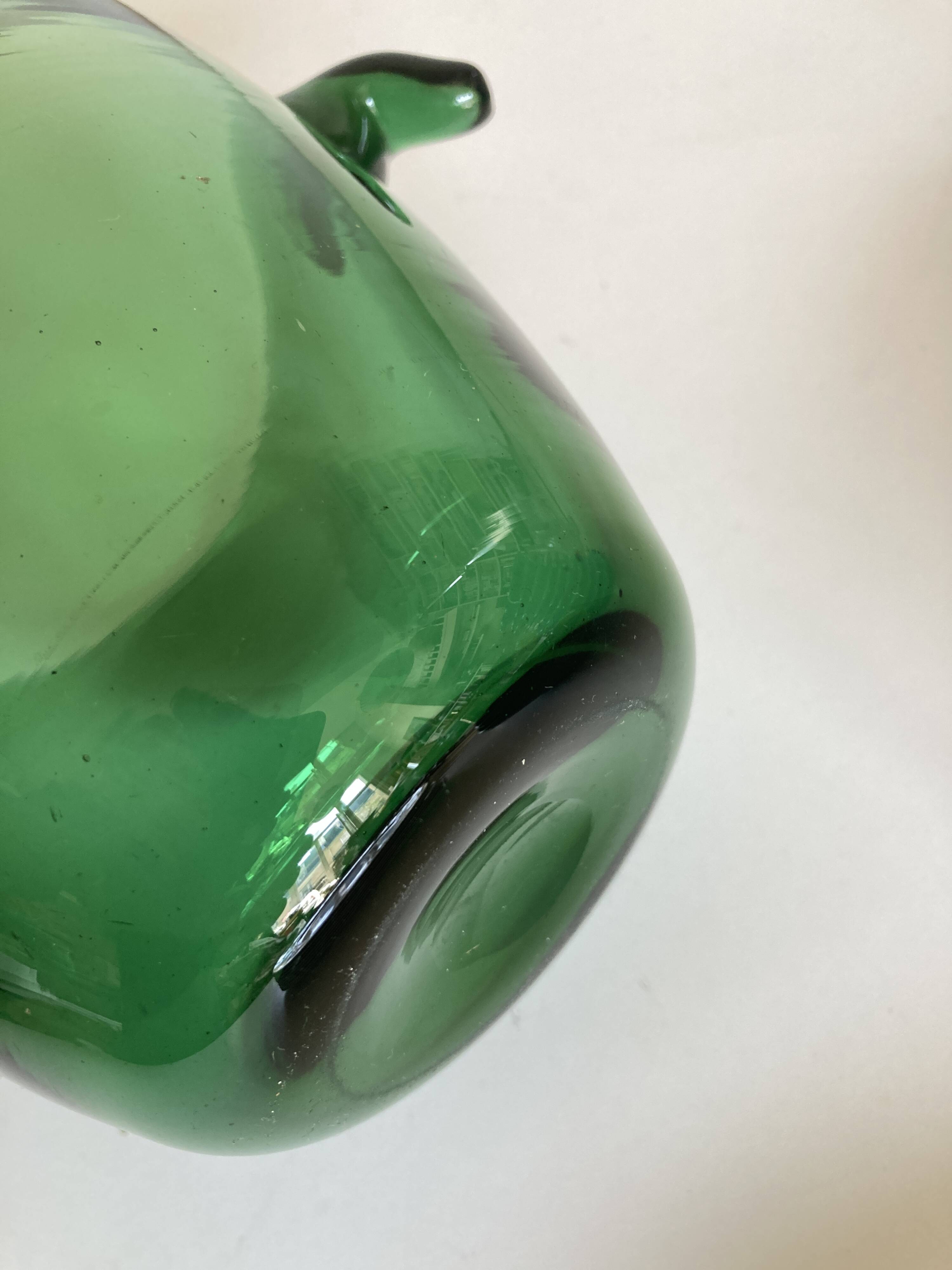 1960s blown glass ice bucket, Italian work