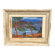 Original Danish Oil on Panel “Forest Motif” by Ivan Joern, Vintage 35×45cm