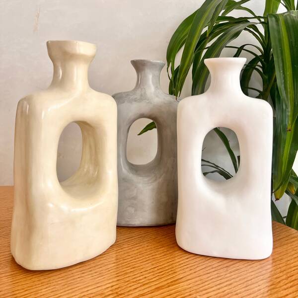 Handcrafted ceramic vase