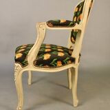 Pair of Cabriolet armchairs in Louis XV style