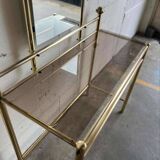 Vanité vintage « dorée » composent des meubles / table console