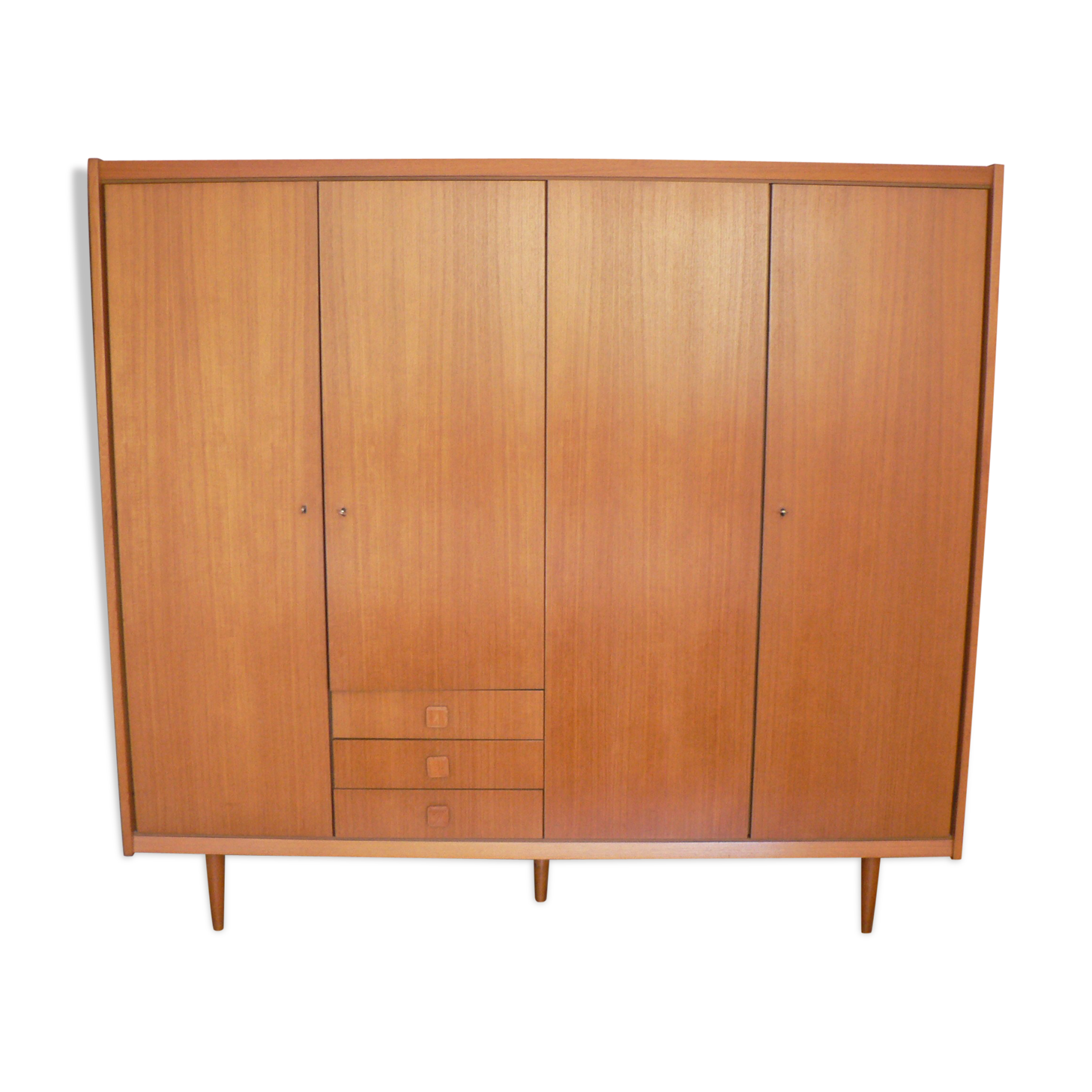 Vintage teak wardrobe