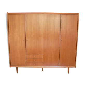 Vintage teak wardrobe