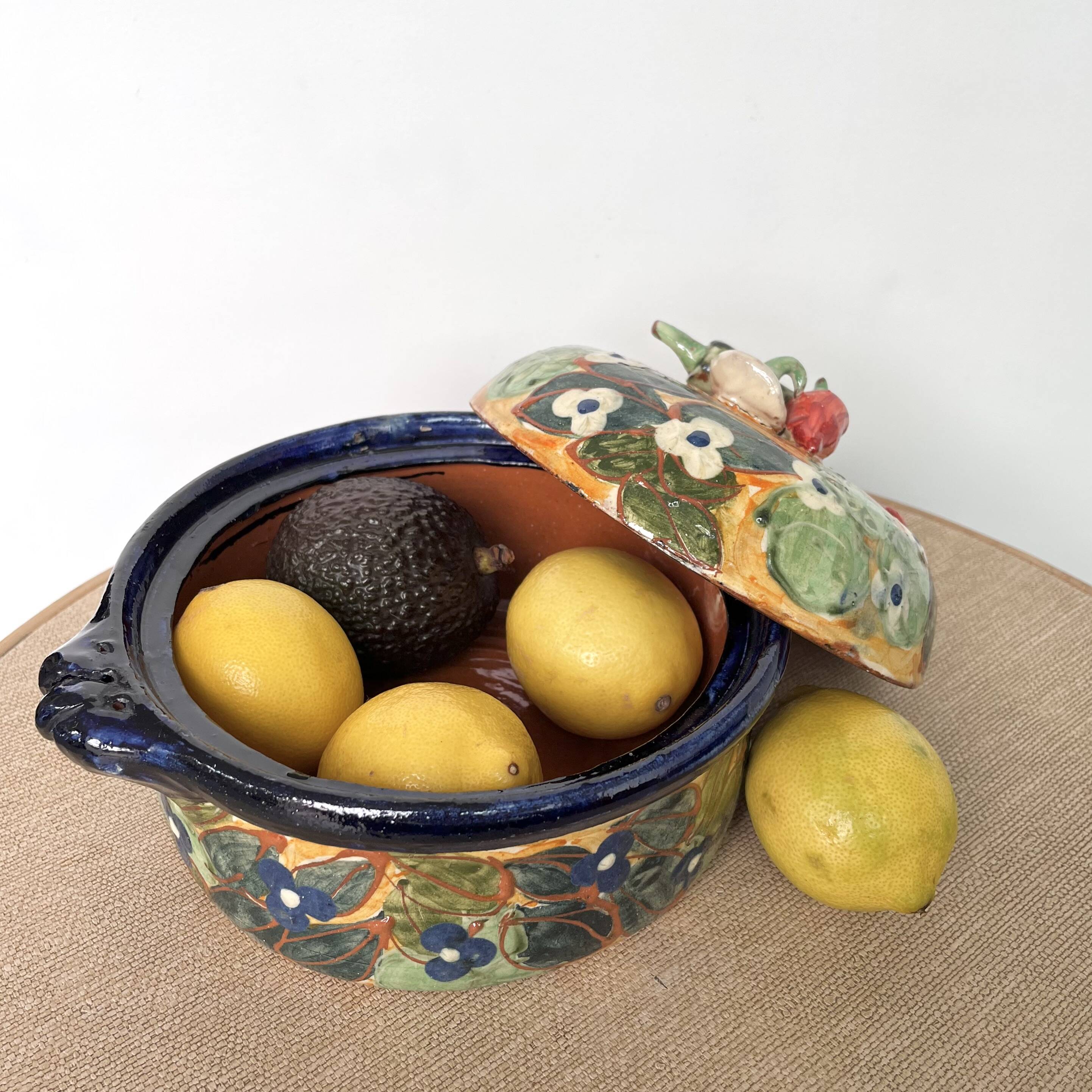 Old artisanal vegetable tureen