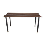 Bench in Teak with Brass Feet, Italy, 1950s
