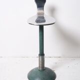 Active seated stool on vintage art deco spring
