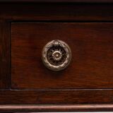 Antique English Mahogany pedestal Desk 1850s