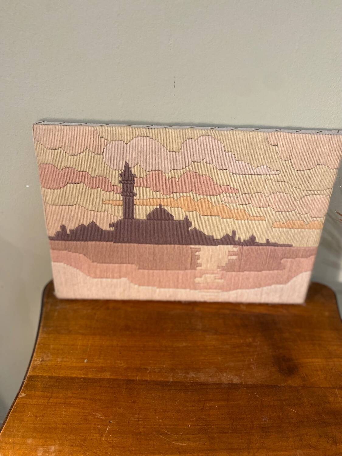 Tapisserie vintage en laine