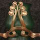 Pair of French glass vases in Art Nouveau style