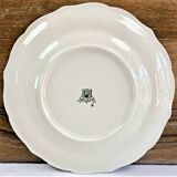 7 flat plates Gien model cornucopia 1938 1960