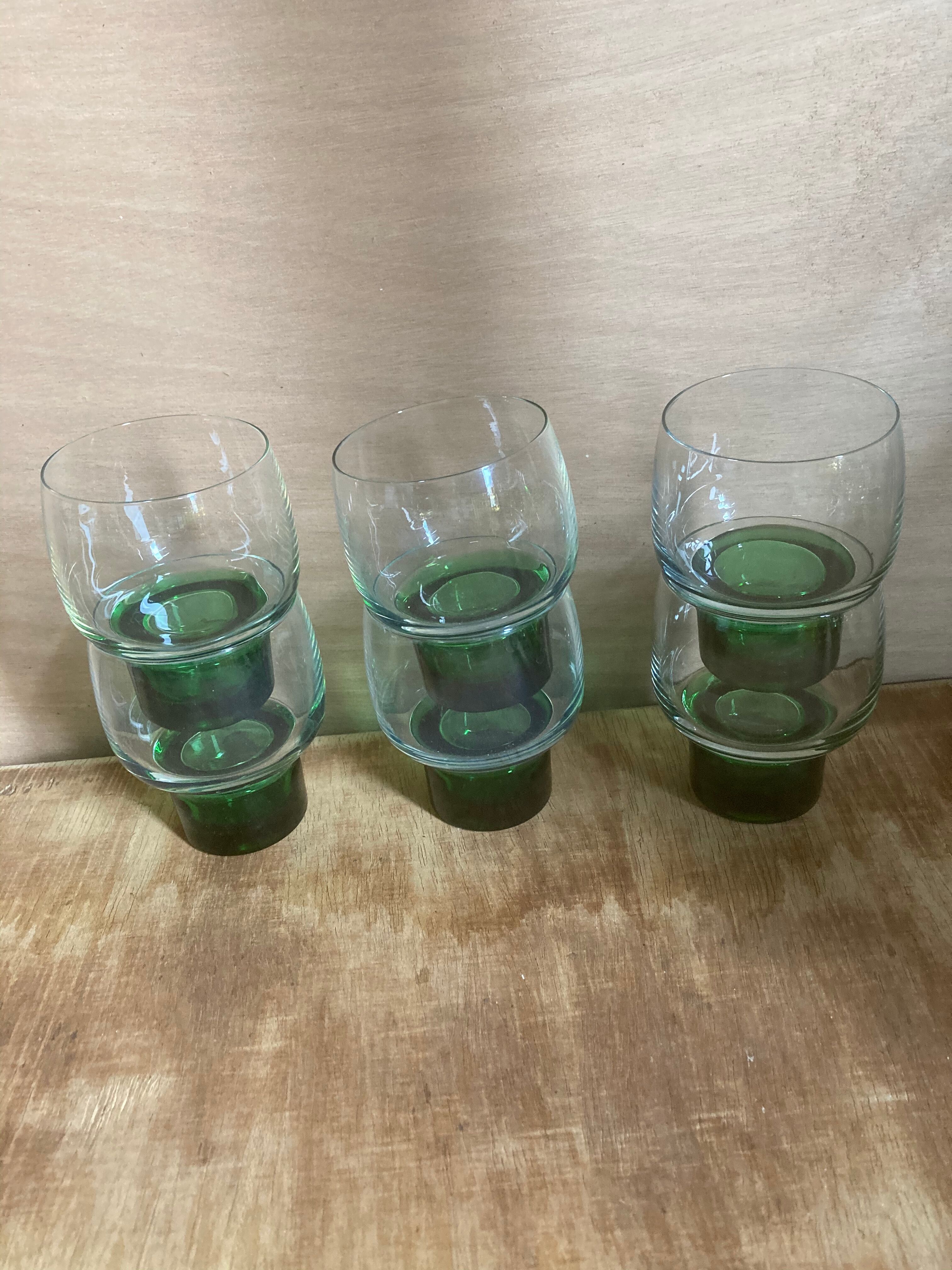 6 Luminarc water glasses