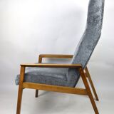Fauteuil vintage gris, années 1970