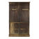 Postal sorting furniture in patinated wood