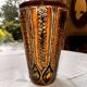 Vase tronconique en céramique par Jean Varoqueaux pour la poterie périgordine