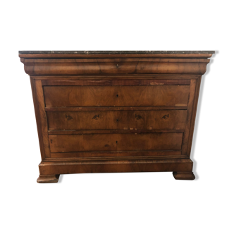 Commode plateau marbre