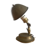 World War 2 WWII portable adjustable brass table lamp 1940s