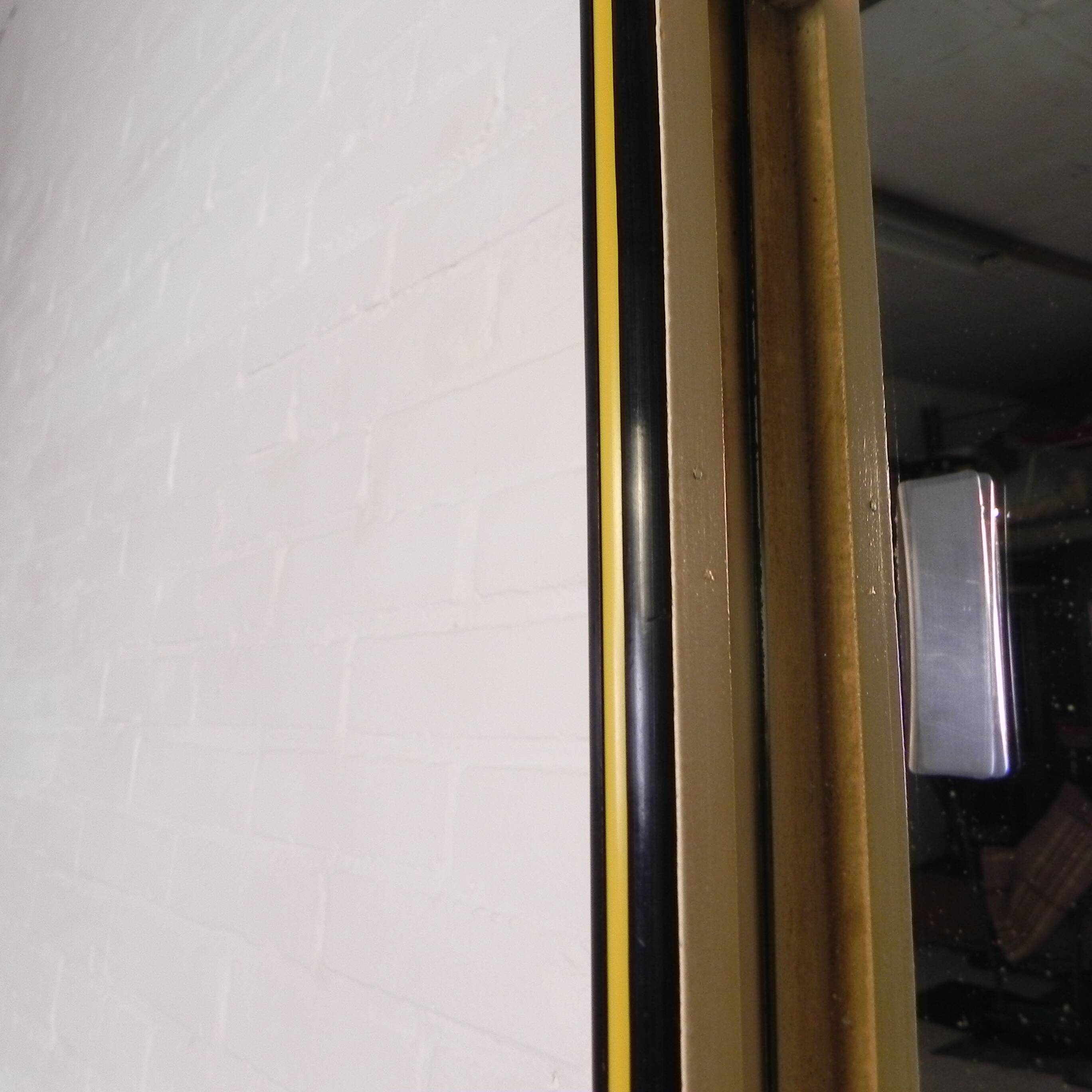 Wall cabinet with sliding glass doors, 1950s