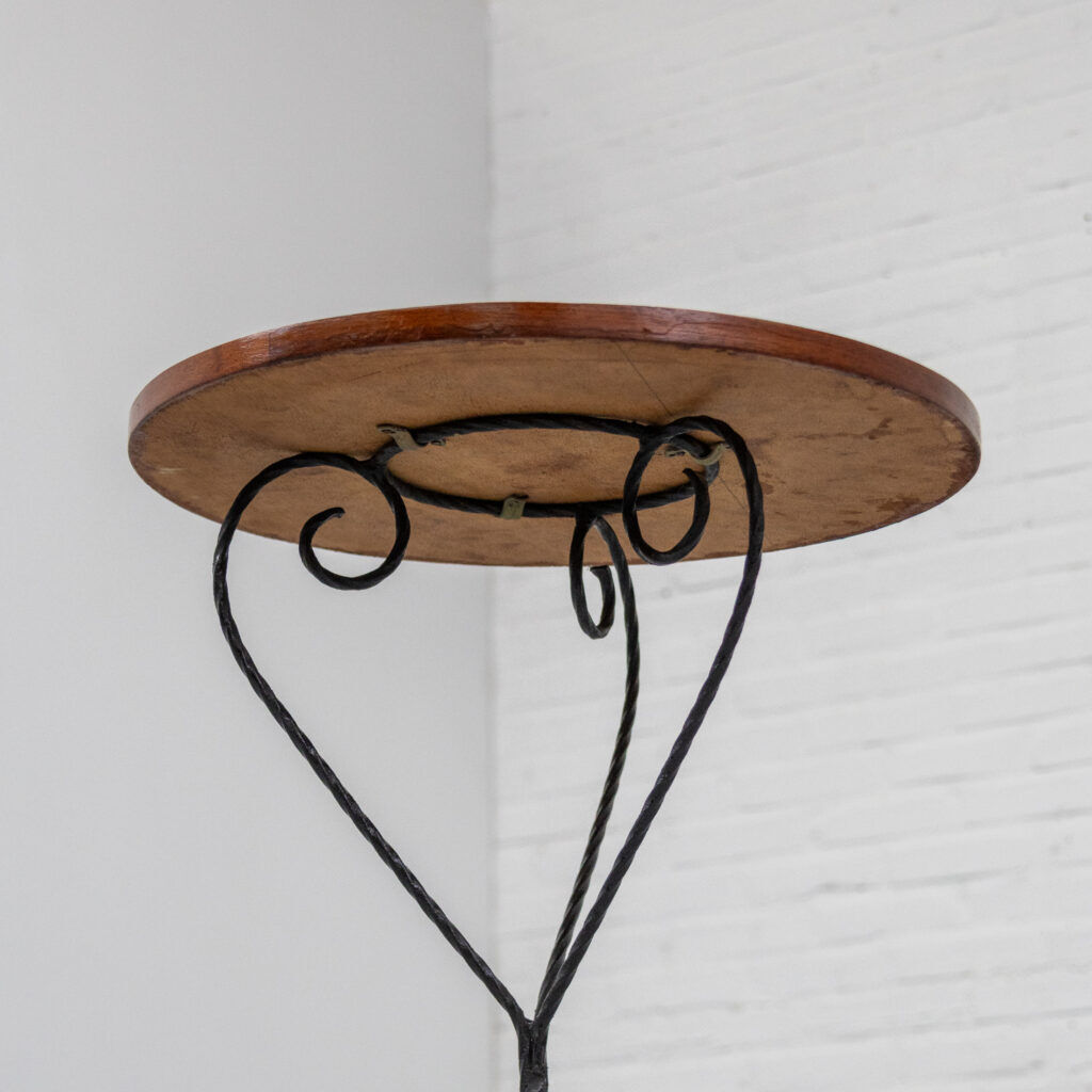 French wrought iron side table 1960s