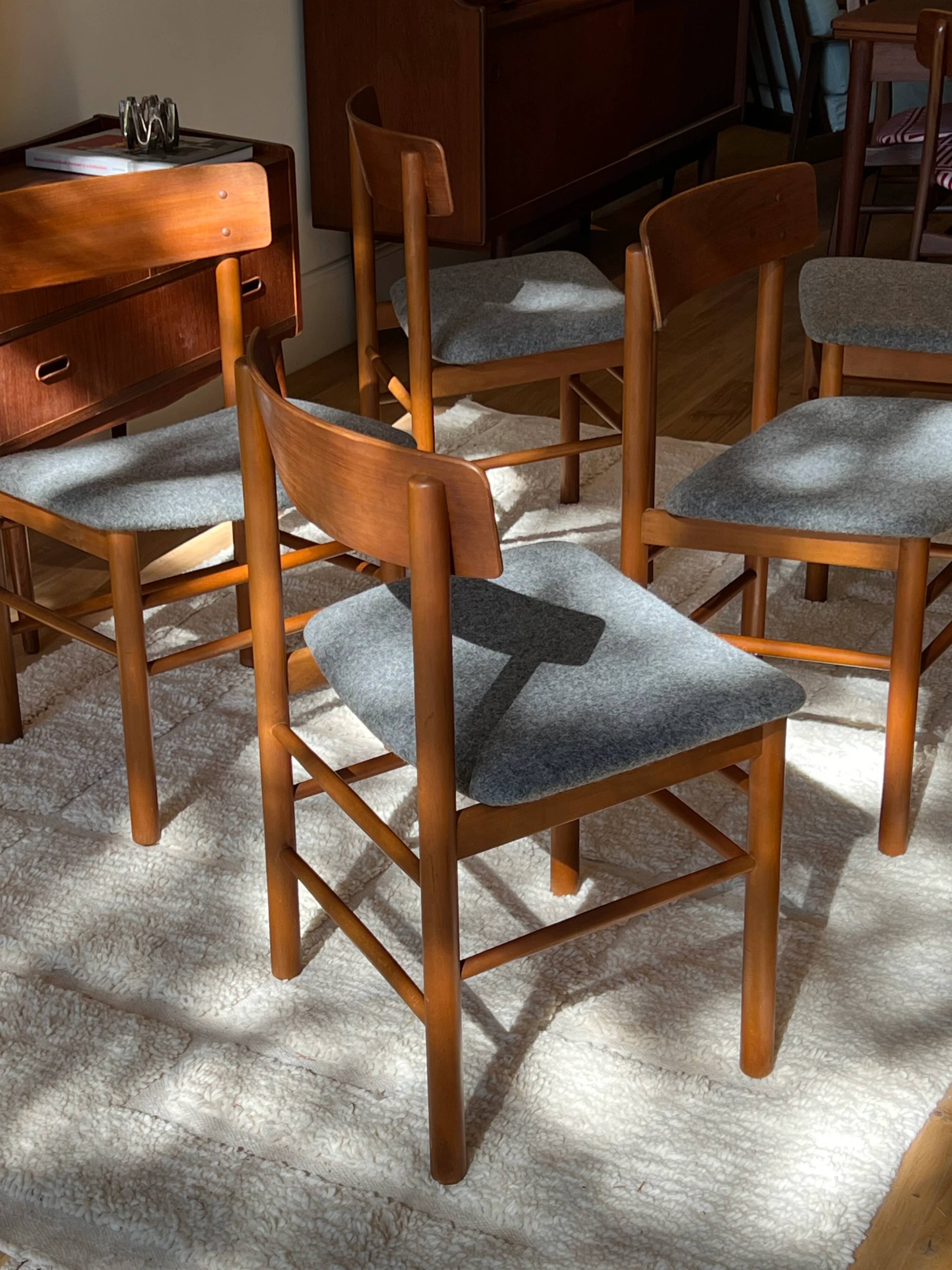 Chaise scandinave vintage en teck « Kirsa »