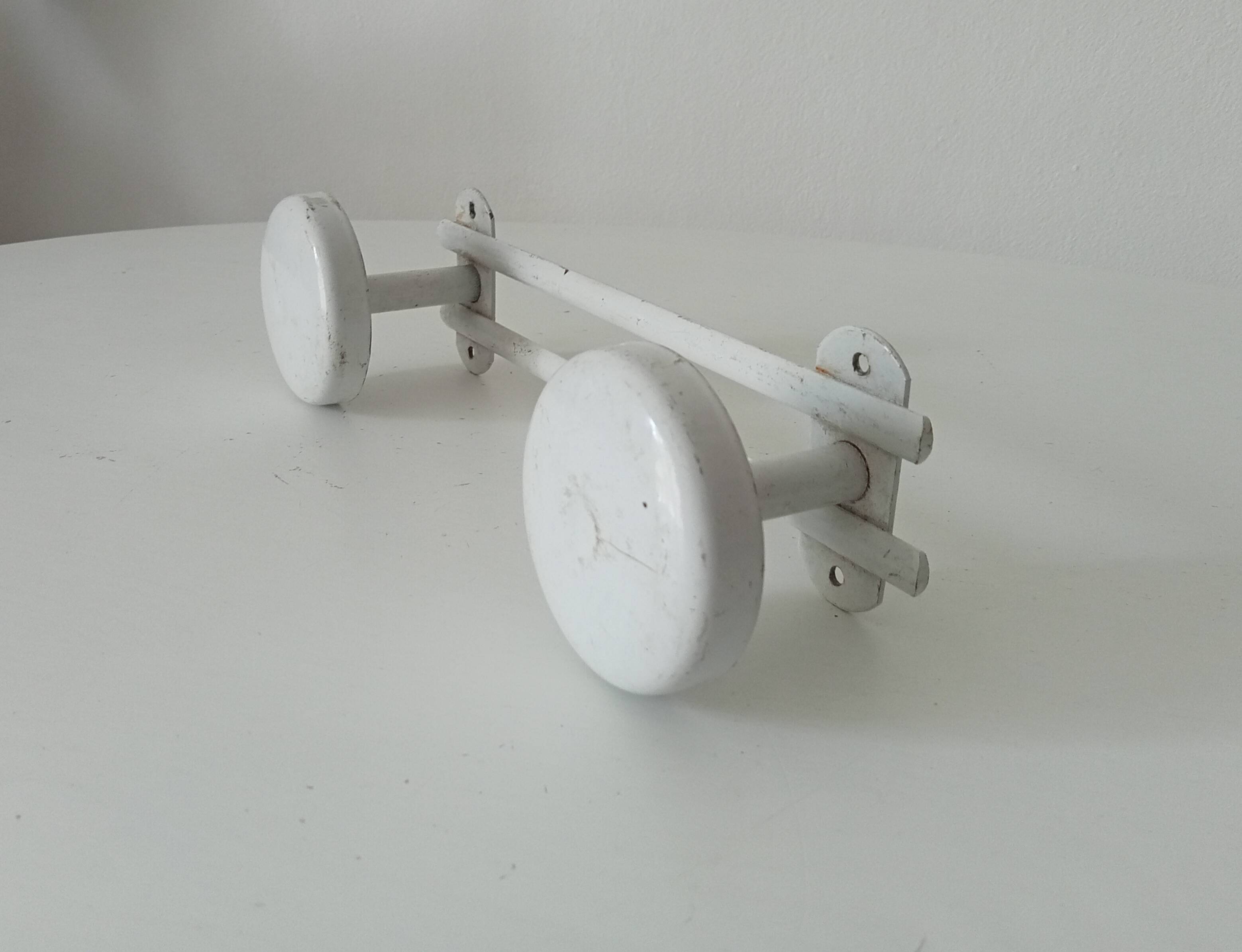 Vintage wall coat rack