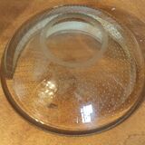 Bubbled crystal trinket bowl, 1960s