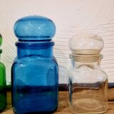 Glass pharmacy jar bottles