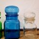 Glass pharmacy jar bottles
