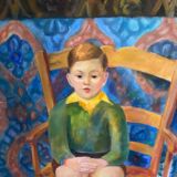 Polish school portrait of Cyan (1912-1981)