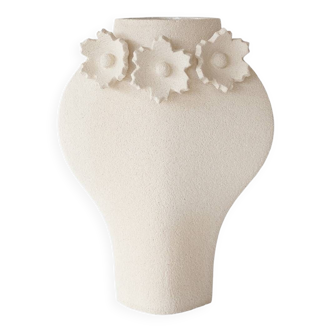 Ceramic Vase 'Sculptural Flowers - Dal'