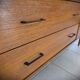 Low Scandinavian design sideboard in teak