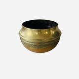 Brass flowerpot 28cm
