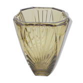 Smoked glass vase