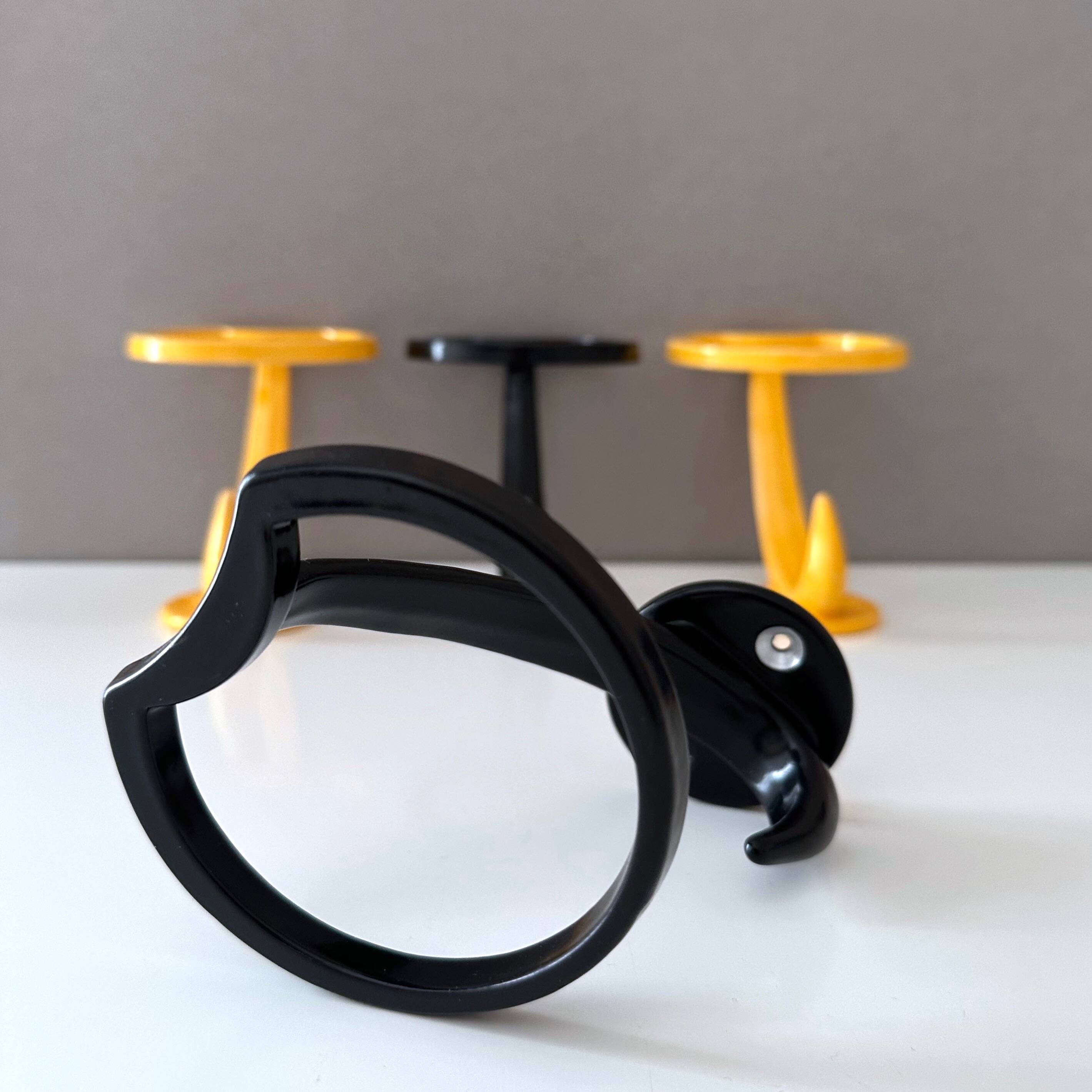 4 vintage coat hooks, vintage interior, 70's