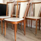 Set of 5 Baumann Palma model chairs, from the 60s/70s