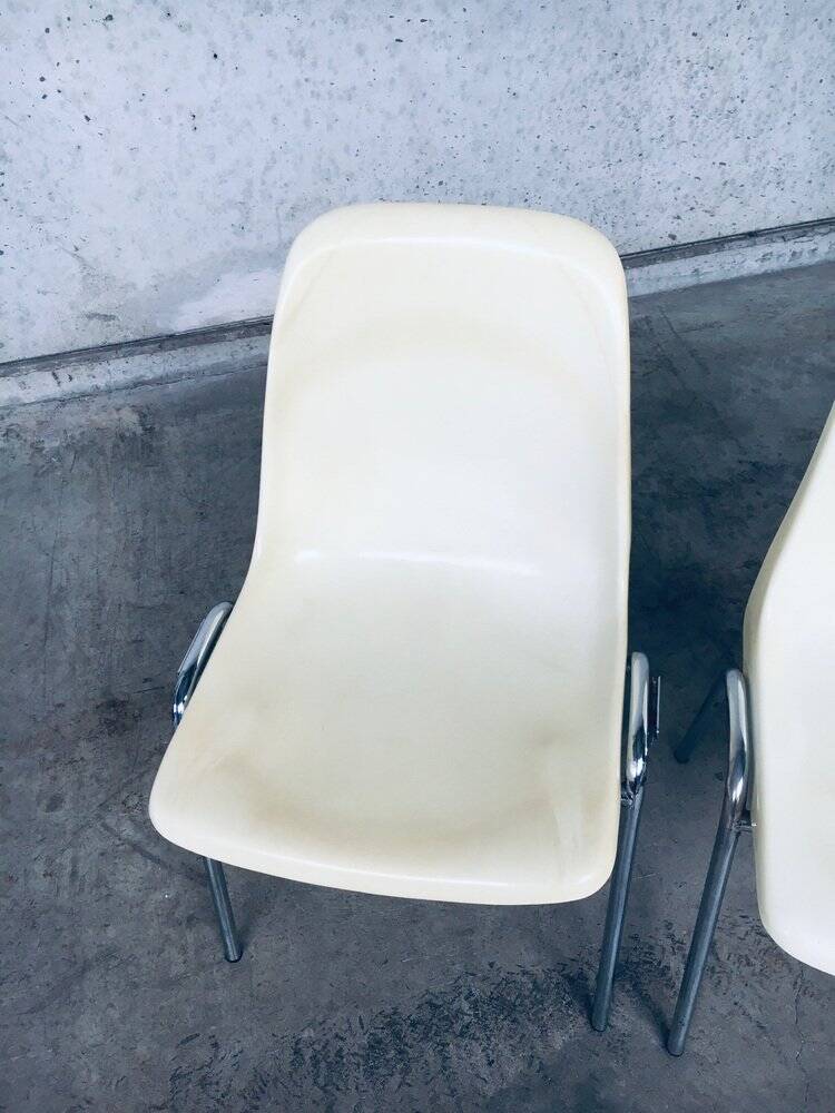 Orly Stacking Chairs by Bruno Pollak for Solo, Germany, 1979, Set of 8