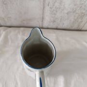 Pot à lait en faïence motifs petites fleurs
