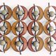 Spanish Brutalist Wall Sculptures in Painted Iron, circa 1970