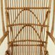 1960s bamboo rocking chair, Spain.