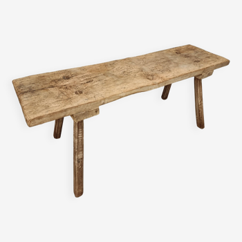 Table primitive table basse banc en bois meuble TV 45x160 cm