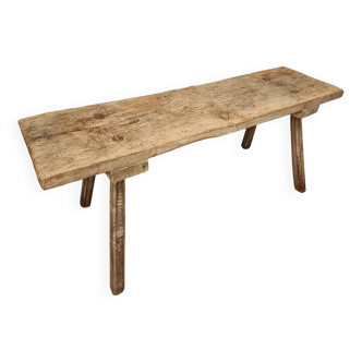 Table primitive table basse banc en bois meuble TV 45x160 cm