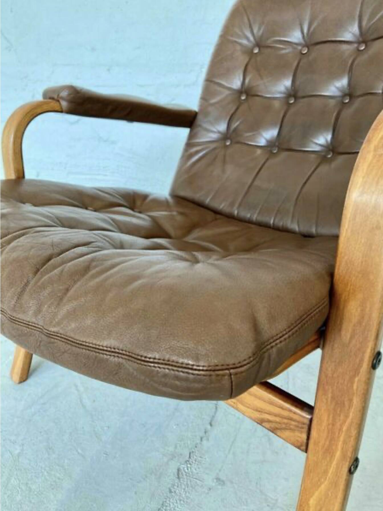 Vintage Retro Mid Century Scandinavian Gøte Møbler Lounge Chair By Nassjo Ab