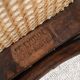 Paire de chaises bistrot JJ. Kohn en bois courbé