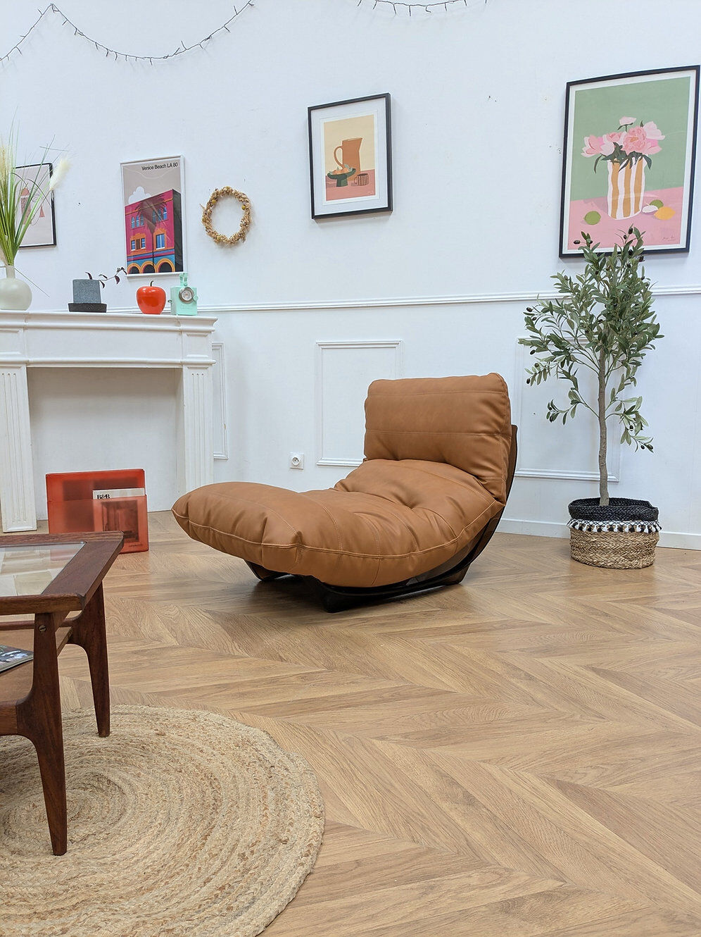 Fauteuil - chauffeuse design Marsala de Michel Ducaroy pour Ligne Roset