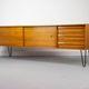 Large Vintage Walnut Sideboard by Franzmeyer, 1960s