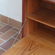 Vintage Scandinavian drop-leaf table in teak wood.