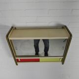 Wall cabinet with sliding glass doors, 1950s