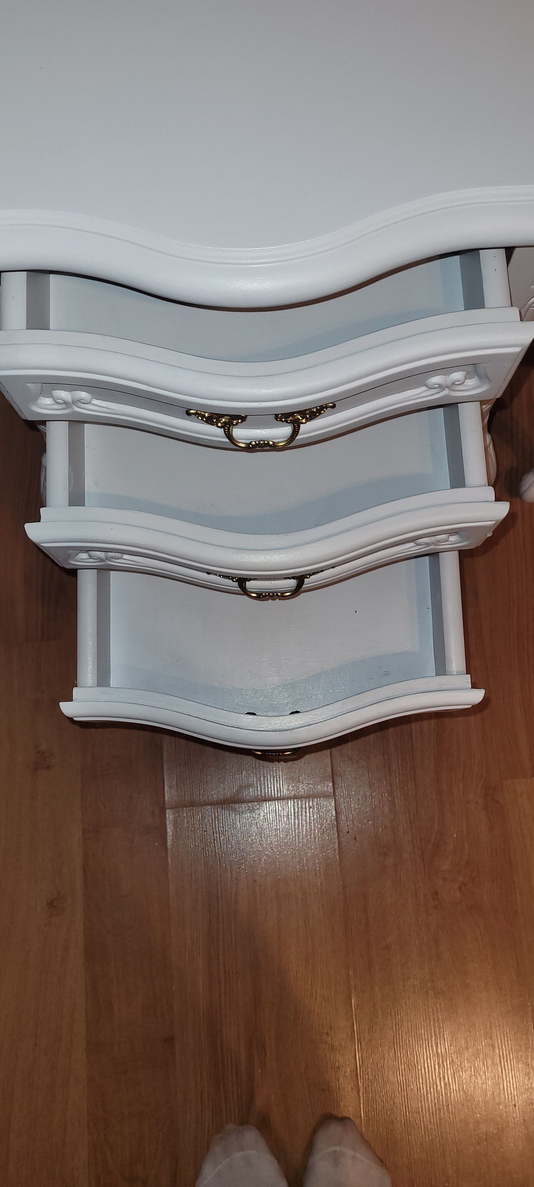 Louis XV style bedside tables