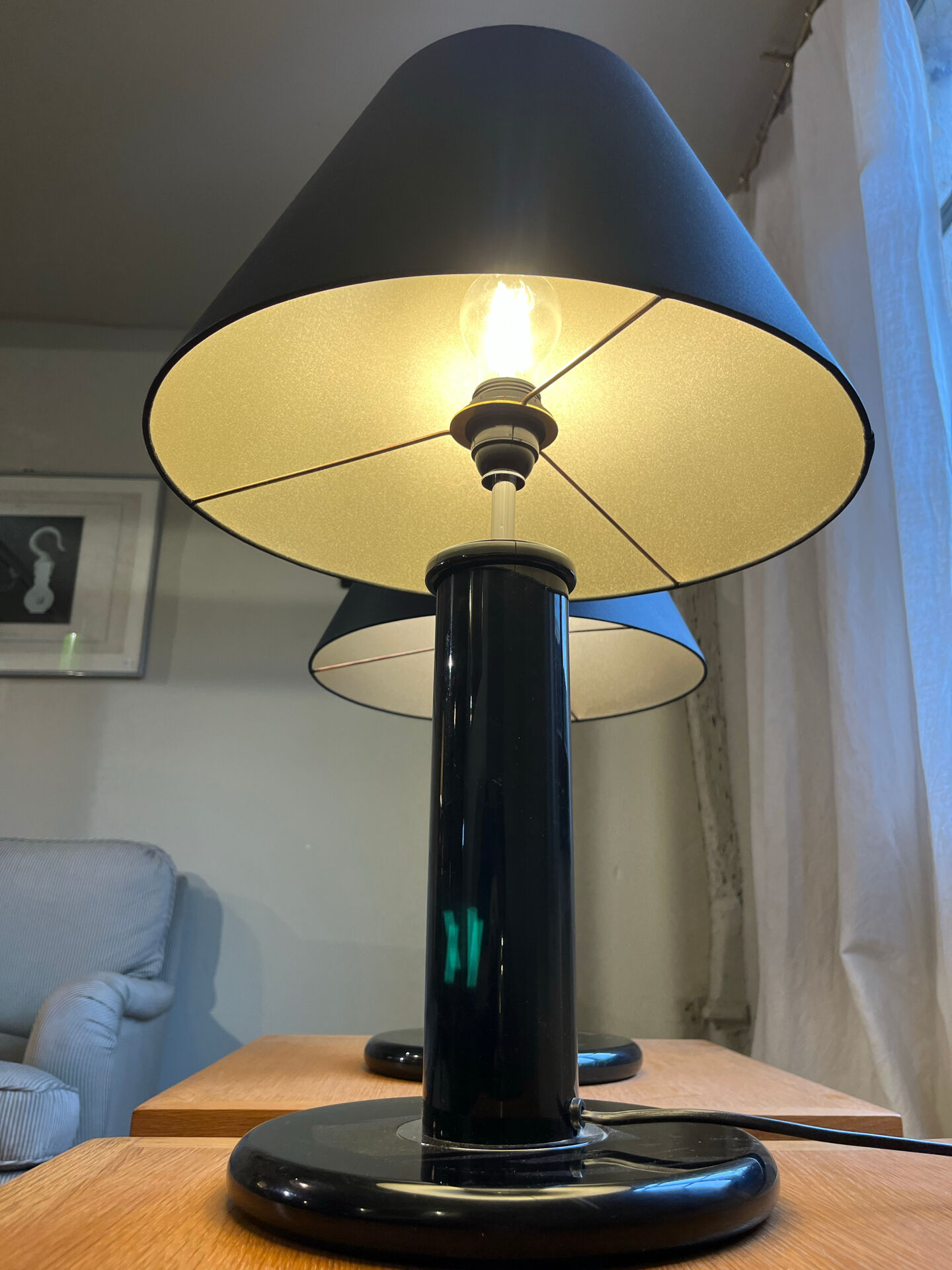 Pair of lamps 1980